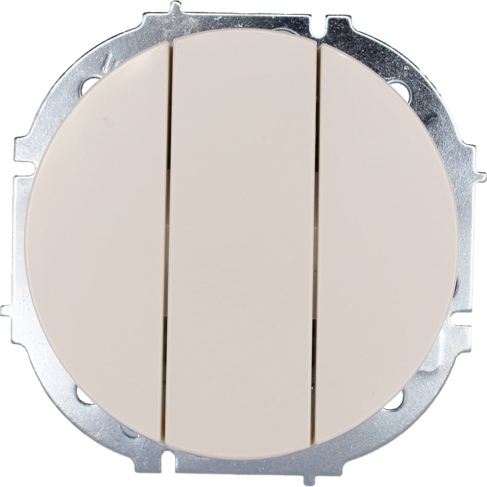 Изображение товара Выключатель тройной Lezard OSEN слоновая кость 743-9088-109