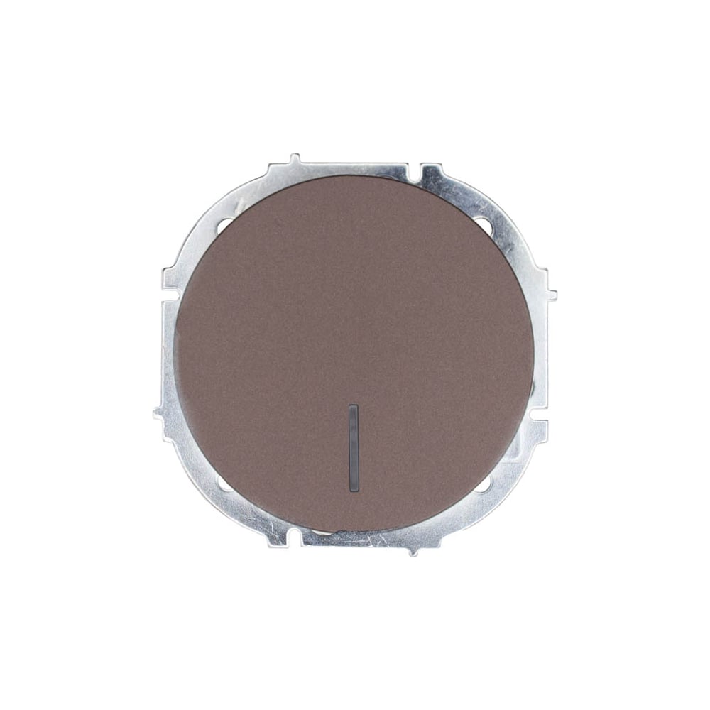 Изображение товара Выключатель Lezard OSEN с подсветкой шоколадный 743-7388-111