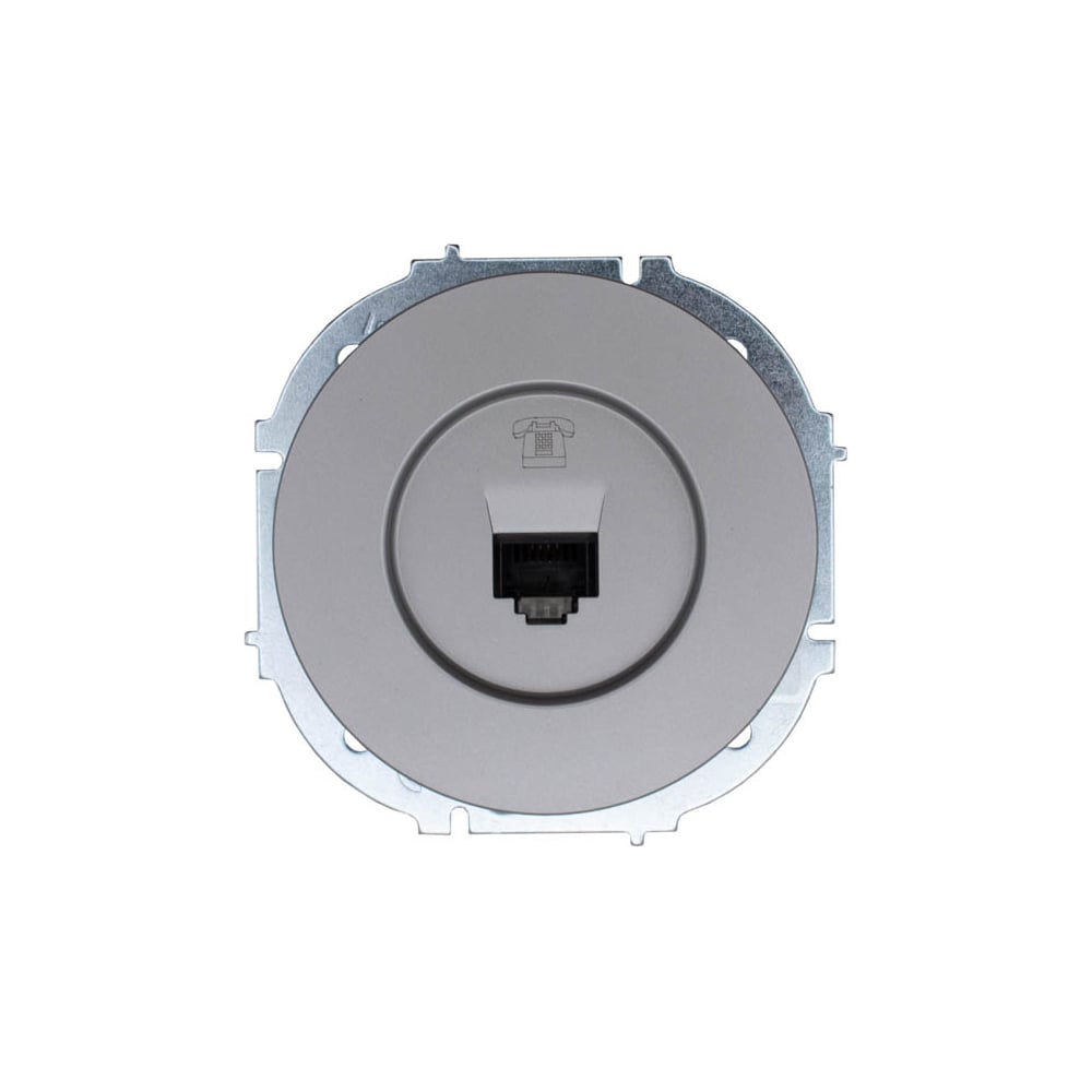 Изображение товара Телефонная розетка Lezard OSEN серый матовый