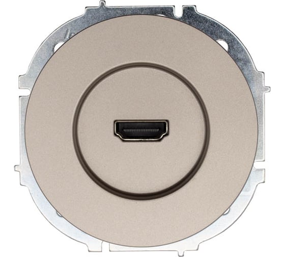 Изображение товара Розетка HDMI Lezard OSEN титан 743-3788-203