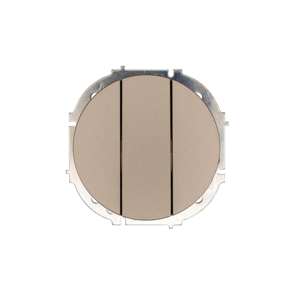 Изображение товара Выключатель тройной Lezard OSEN титан 743-3788-109 для освещения