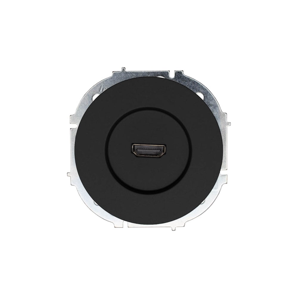 Изображение товара Розетка HDMI Lezard OSEN чёрный бархат 743-4288-203