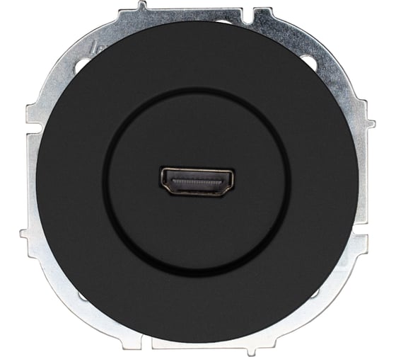 Изображение товара Розетка HDMI Lezard OSEN чёрный бархат 743-4288-203