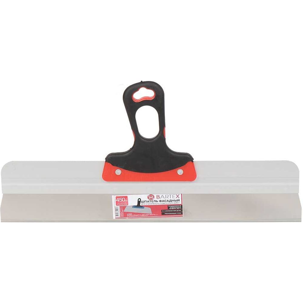 Изображение товара Шпатель фасадный BARTEX нержавеющая сталь 450 мм
