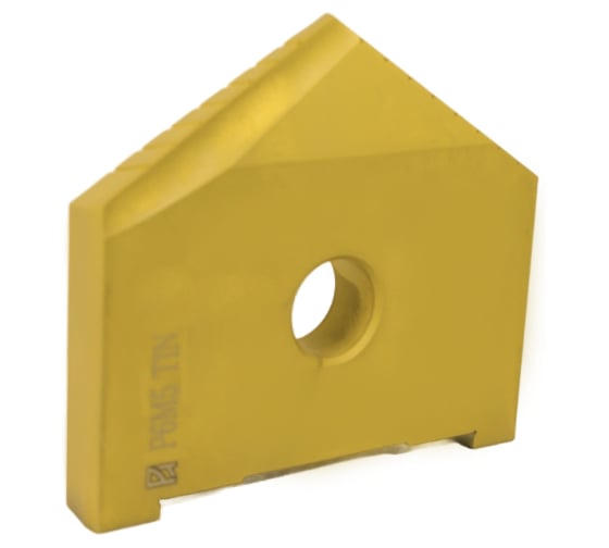 Изображение товара Сверло перовое (пластина) 82 Р6М5(M2) по металлу TiN 2000-1257 ГОСТ 25526-82 Русский Инструмент ri.157.512