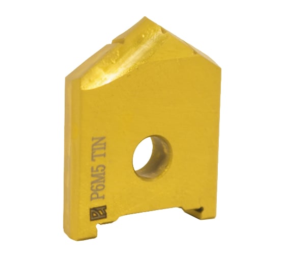 Изображение товара Сверло перовое (пластина) 30 Р6М5(M2) по металлу TiN 2000-1212 ГОСТ 25526-82 Русский Инструмент ri.157.594