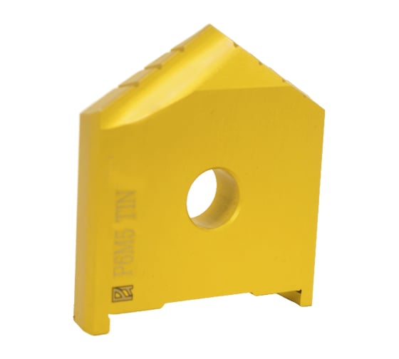 Изображение товара Сверло перовое (пластина) 50 Р6М5К5(M35) по металлу TiN 2000-1234 ГОСТ 25526-82 Русский Инструмент ri.157.439