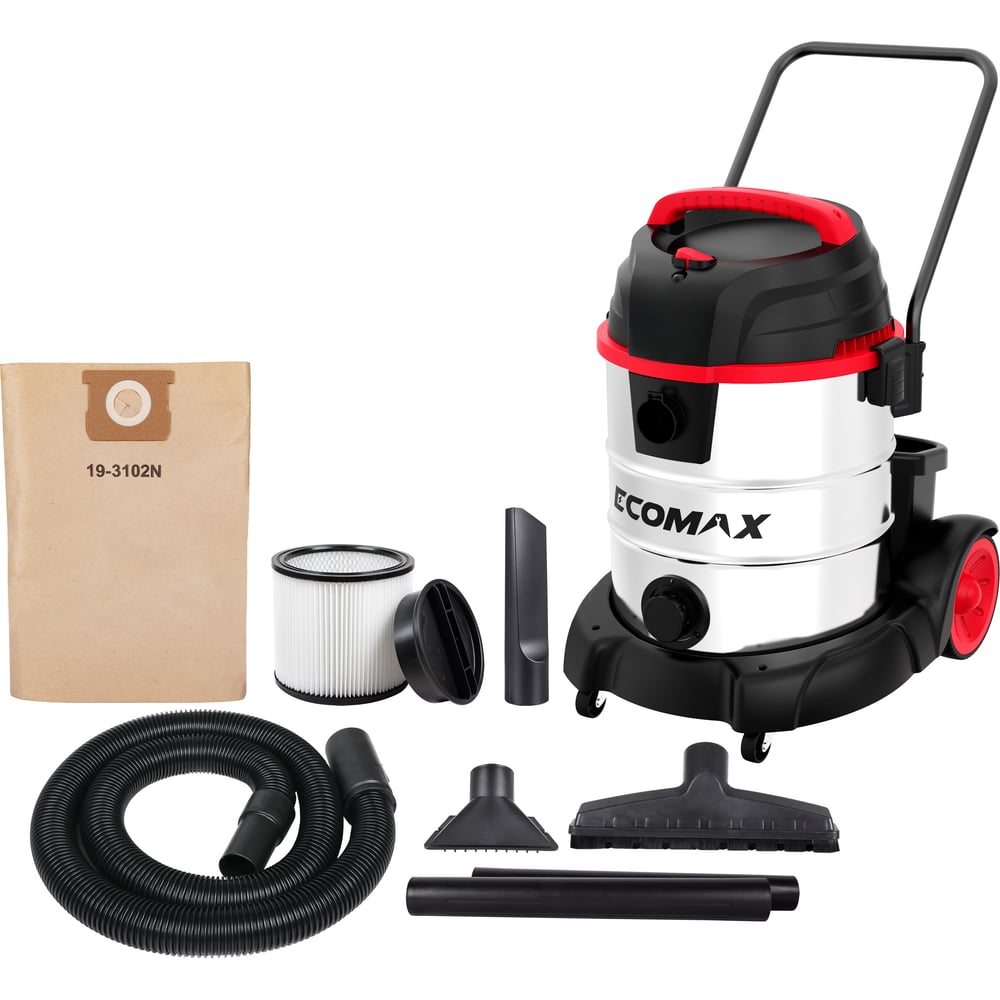 Изображение товара Пылесос для сухой и влажной уборки ECOMAX EM19601-14B