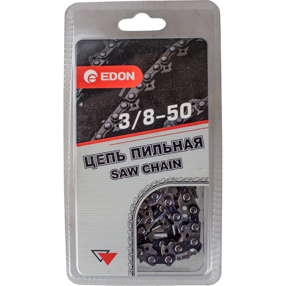 Изображение товара Цепь пильная EDON 3/8-50 15598 для пил с 50 звеньями и длиной 14 дюймов