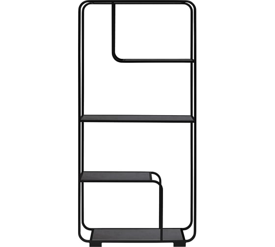 Изображение товара Стеллаж GreenWeen SIENA, черный каркас, полки керамика Antracite, 800х300х1730 GW-ST-SIENA-B-KA