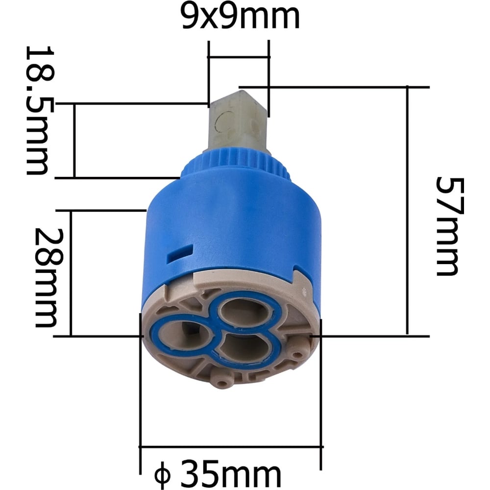 Изображение товара Картридж с керамическими пластинами FASHUN 35мм A51-2 для смесителя