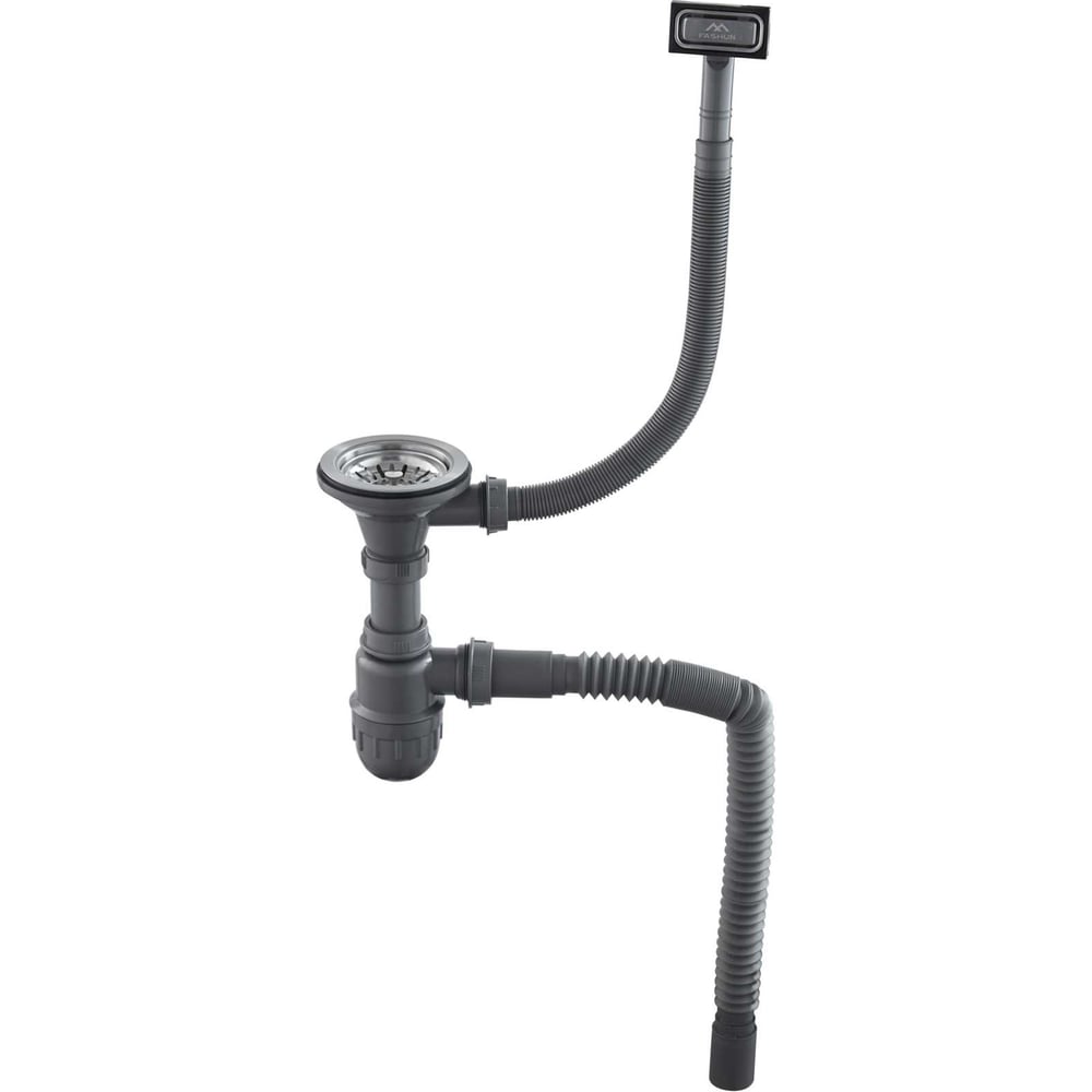 Изображение товара Сифон для кухонной мойки FASHUN AS101 с переливом