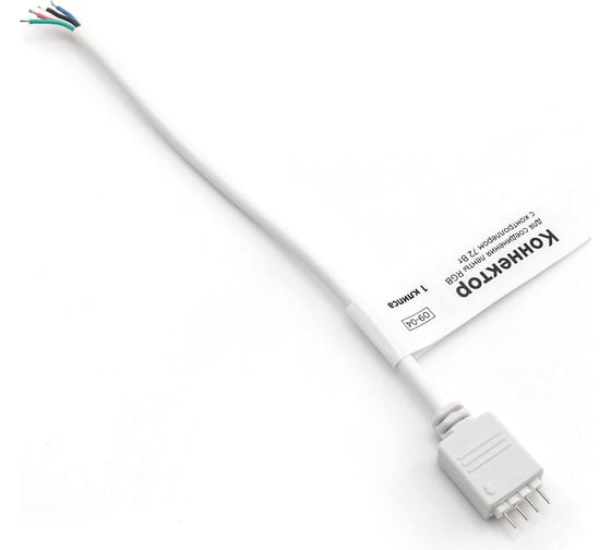 Изображение товара Коннектор APEYRON для соединения ленты RGB с контроллером RGB. 09-04