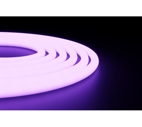 Изображение товара Светодиодная лента Apeyron для бани и сауны 5м, 24В, 14,4Вт/м, smd2835, 120д/м, IP68, фиолетовый/00-329