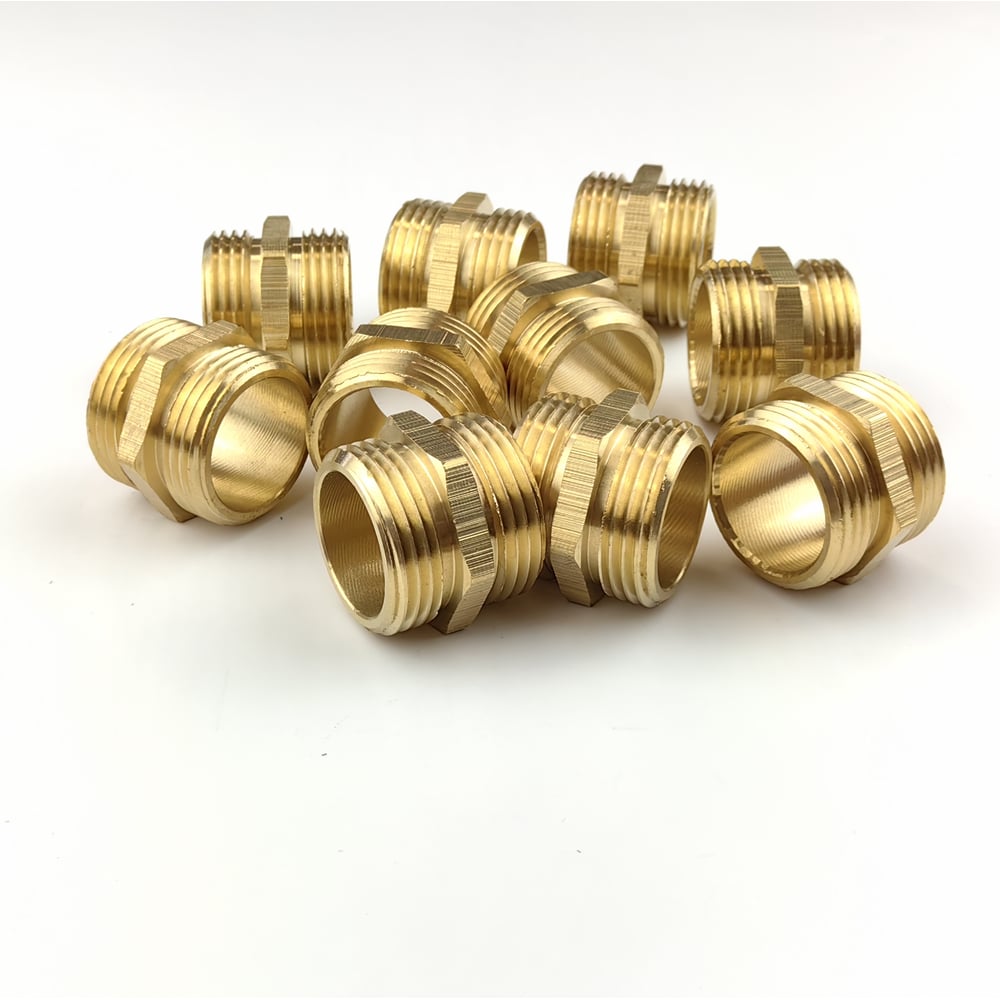 Изображение товара Ниппель Профитт латунь 3/4 дюйма 10 шт профессиональный фитинг для водопровода