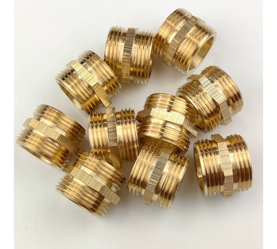 Изображение товара Ниппель Профитт латунь, 1", 10 шт 9279332