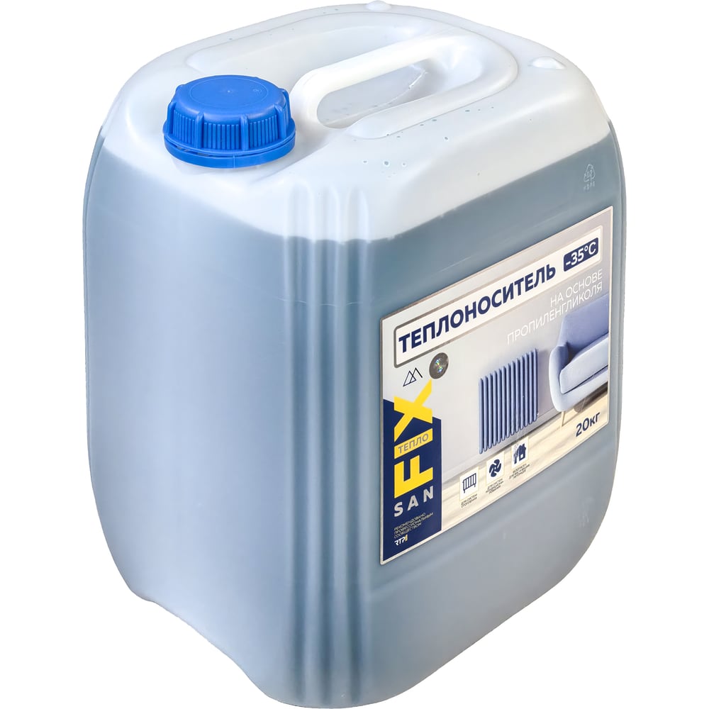 Изображение товара Теплоноситель Sanfix -35 пропиленгликоль с карбоксилатными присадками 20 кг 49120
