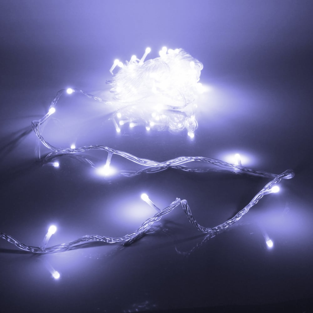 Изображение товара Гирлянда для дома Серпантин Bright light 9.5м 100 ламп LED белая