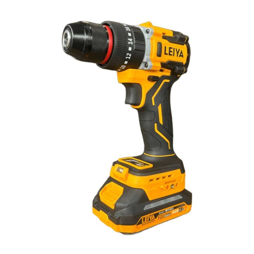 Изображение товара Аккумуляторная дрель-шуруповерт LEIYA LY-C3118 с мощным бесщеточным двигателем
