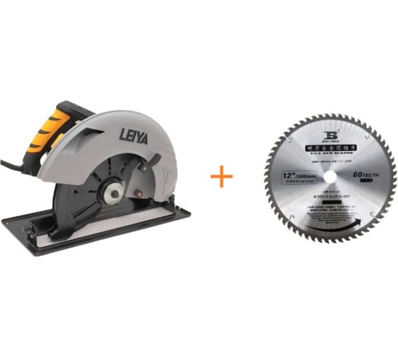 Изображение товара Циркулярная пила LEIYA с диском 305х30 мм LY212-01-SET