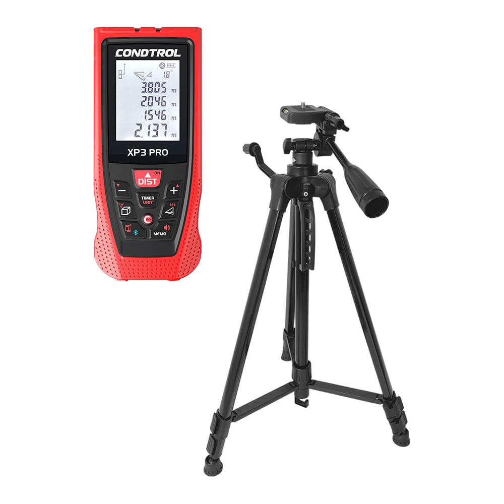 Изображение товара Лазерный дальномер Condtrol XP3 Pro с штативом - профессиональное измерительное устройство