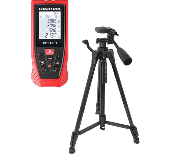 Изображение товара Комплект лазерный дальномер Condtrol XP3 Pro, 120 m + штатив Н140 1-4-984