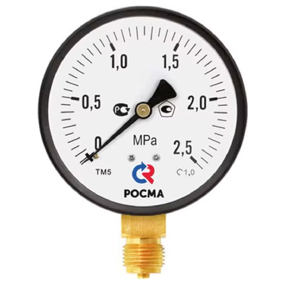 Изображение товара Манометр радиальный РОСМА ТМ-510Р.00 (0-16МПа) 100мм