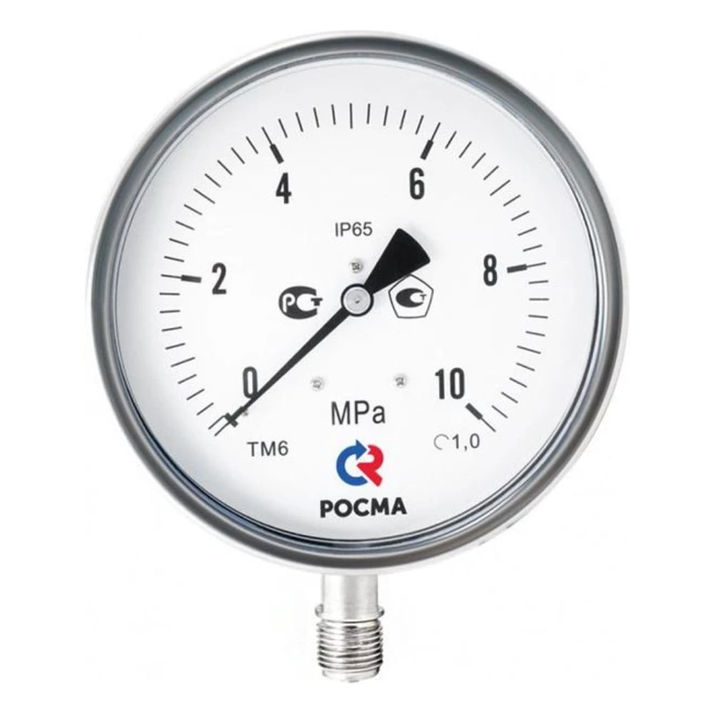 Изображение товара Манометр радиальный РОСМА ТМ-621Р 0-1.6МПа М20х1.5 ДК150мм