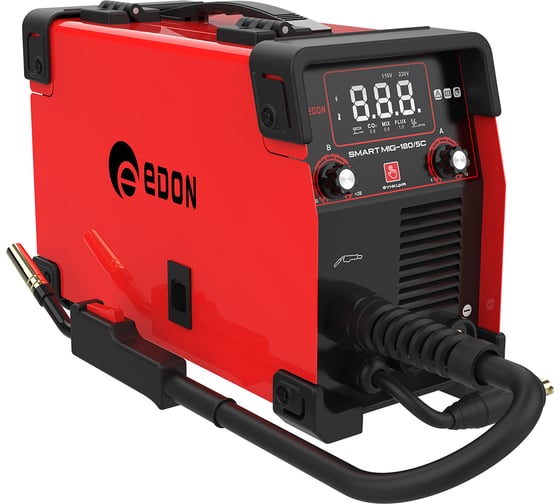 Изображение товара Сварочный полуавтомат инверторный EDON Smart MIG-180/5C 25073