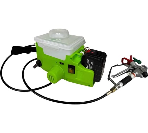 Изображение товара Аккумуляторный краскопульт AktiSpray SG5, комплект b1e (1,2 л/мин, 140 бар, 500 Вт, 21 В, 1 Li-ion аккум. 5000 mAh, адаптер 220 В / 21 В) SG5b1e