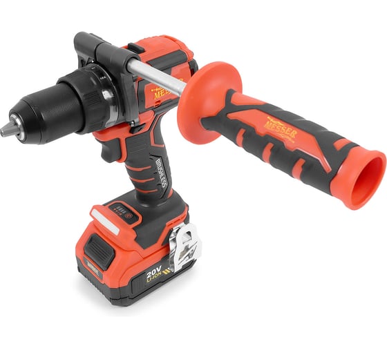 Изображение товара Бесщёточная аккумуляторная дрель-шуруповерт MESSER MD160 кейс 160 Нм 10-04-160