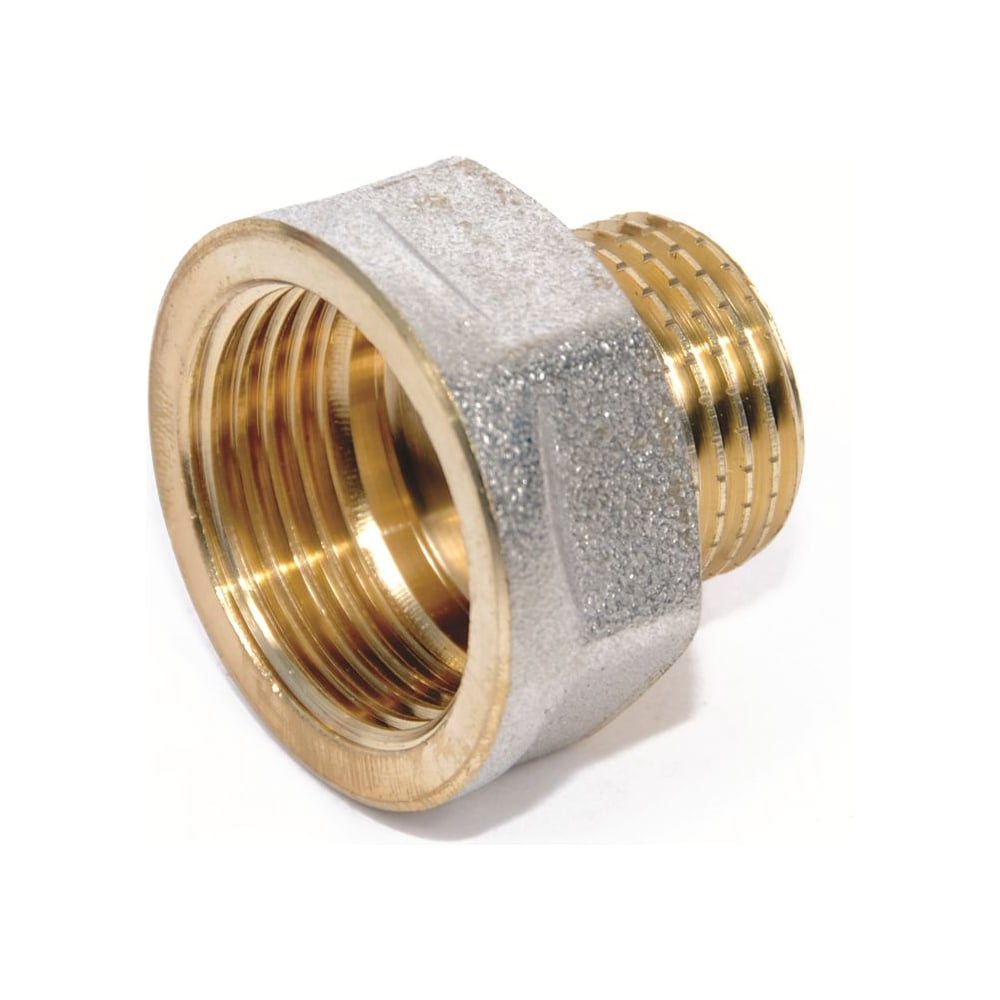 Изображение товара Футорка SMT обр под ключ НР ВР 1х2 652STNY2010 латунь никель