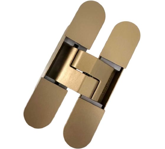 Изображение товара Петля скрытой установки Вантаж (115x23-3D) сатин золото B33-SG