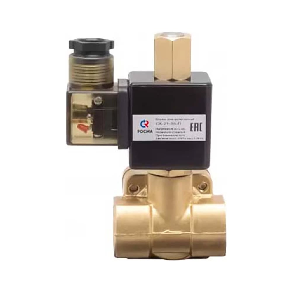 Изображение товара Клапан электромагнитный РОСМА СК-22-ВД Ду15 Ру16 24В