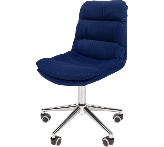 Изображение товара Кресло Chairman Home 115 ткань Т-82 синий 00-07195547