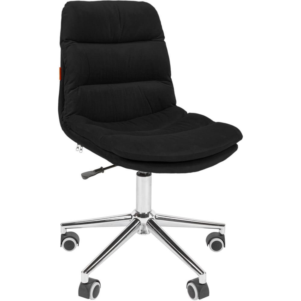 Изображение товара Кресло Chairman Home 115 ткань Т-84 черный современное офисное и домашнее кресло