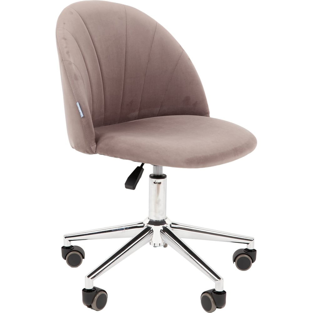 Изображение товара Современное офисное кресло Chairman Home 117 с велюровой обивкой и регулируемой высотой