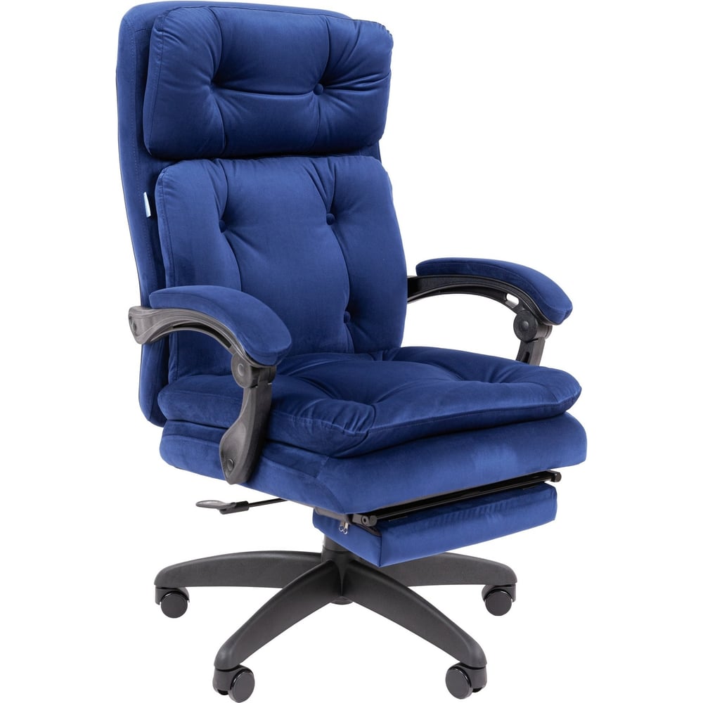 Изображение товара Современное офисное кресло Chairman Home 442 с регулировками и велюровой обивкой