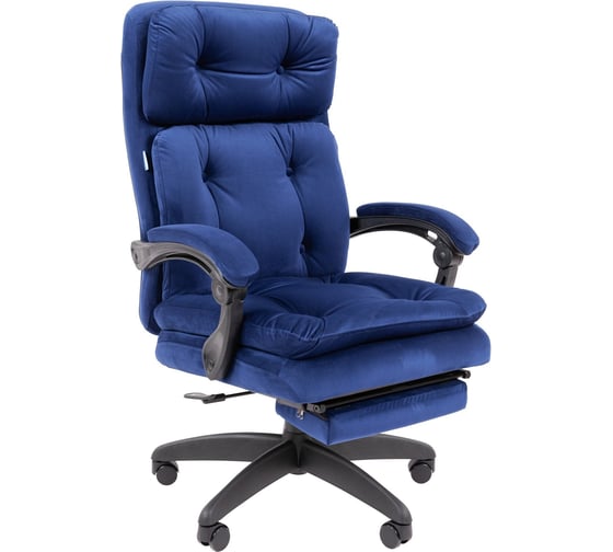 Изображение товара Кресло Chairman Home 442 ткань Т-82 синий 00-07195631