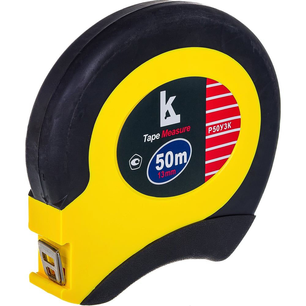 Изображение товара Рулетка КАЛИБРОН 50м с кольцом и обрезом класс 3 для профессионалов