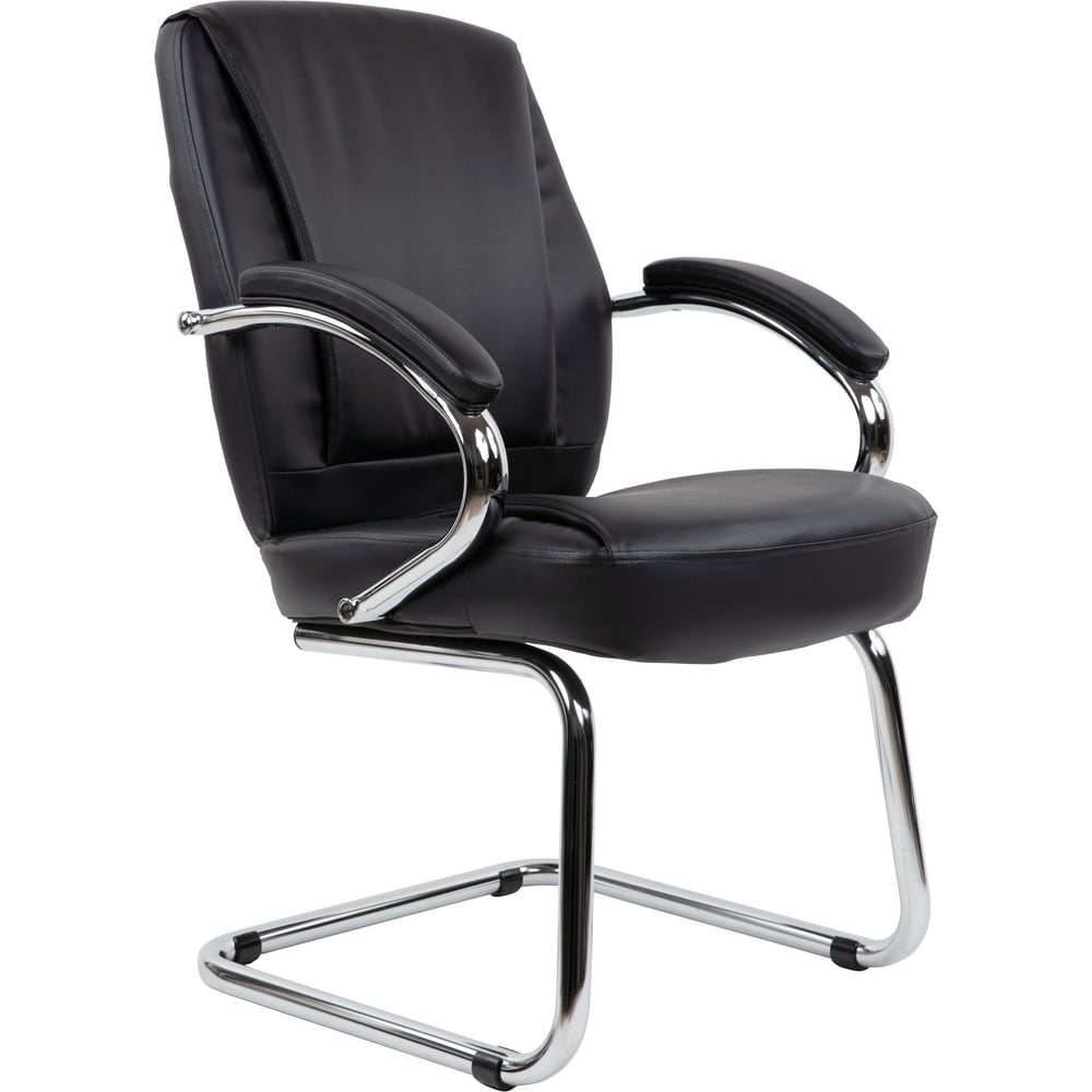 Изображение товара Офисное кресло Chairman 794V хром экокожа черный