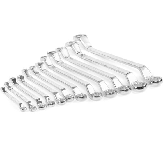 Изображение товара Набор ключей HORTZ накидн.двуст. 12шт. (8-32) хром. HOR 1146625