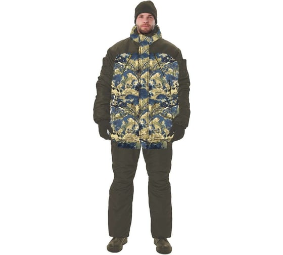 Изображение товара Зимний костюм URSUS «ГЕРКОН» куртка/брюки, цвет: кмф ДЮНЫ/т.хаки, ткань: Алова/Финляндия КОС432-ДЮНЫ; 52-54, 182-188 КОС432-ДЮНЫ/52-54, 182-188