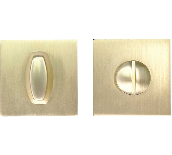 Изображение товара Завертка дверная VETTORE межкомнатная, поворотник сантехнический BK 2105 SSG сатинированное золото 20610