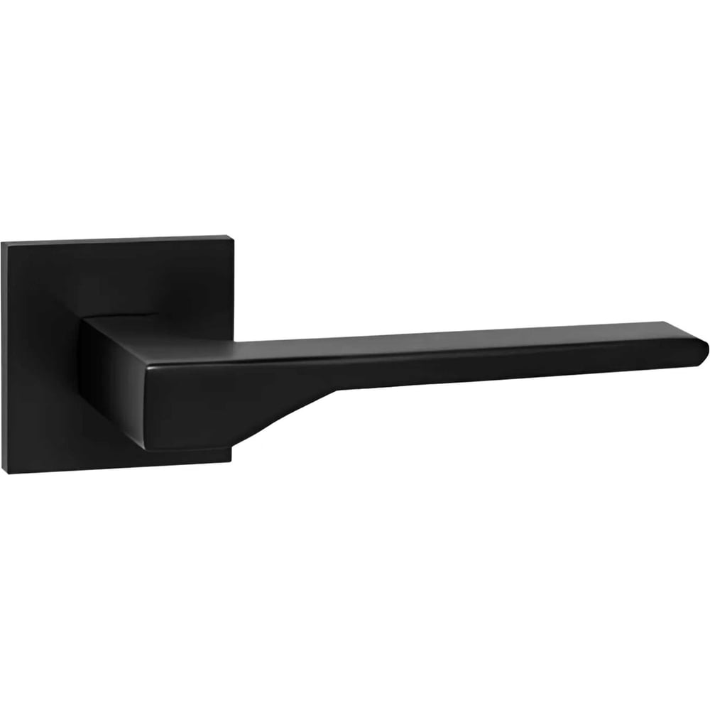 Изображение товара Ручка дверная межкомнатная VETTORE на тонком основании R21.116 MBP чёрный матовый, 20604