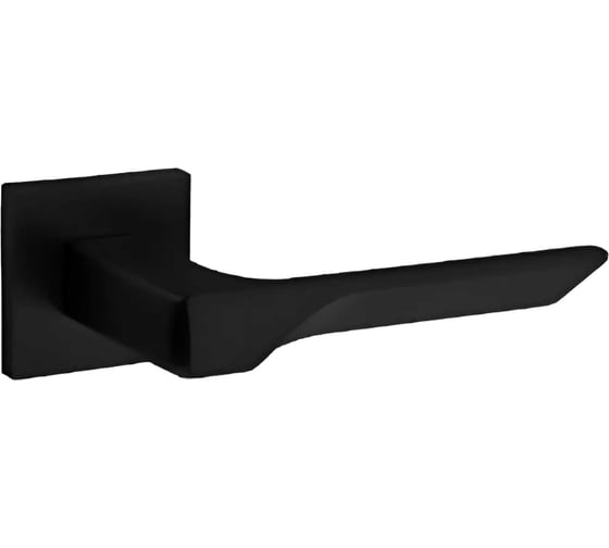 Изображение товара Ручка дверная межкомнатная VETTORE на тонком основании R21.122 MBP чёрный матовый, 20596