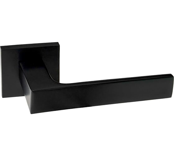 Изображение товара Ручка дверная межкомнатная VETTORE на тонком основании R21.150 MBP чёрный матовый, 20421