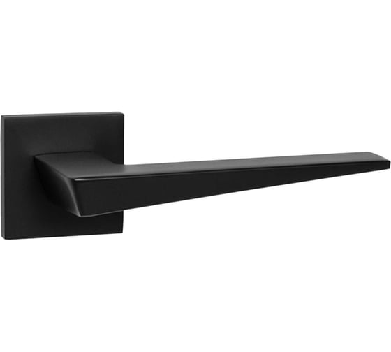 Изображение товара Ручка дверная межкомнатная VETTORE на тонком основании R21.051 MBP чёрный матовый, 20609