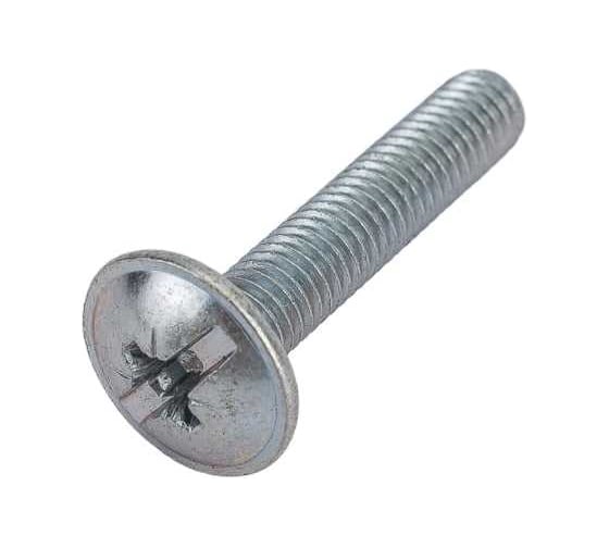 Изображение товара Винт STARFIX М5х10мм для мебельной фурнитуры, цинк, класс прочности 5.8, DIN 967 6000шт в коробе SM-67871-6000