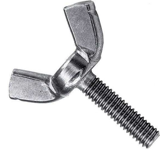 Изображение товара Винт STARFIX М6х16мм барашковый, нержавеющая сталь (А2) DIN 316 10шт в зип-локе SMZ1-94904-10